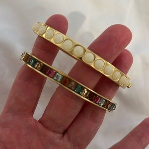 Two Jcrew bangle bracelets